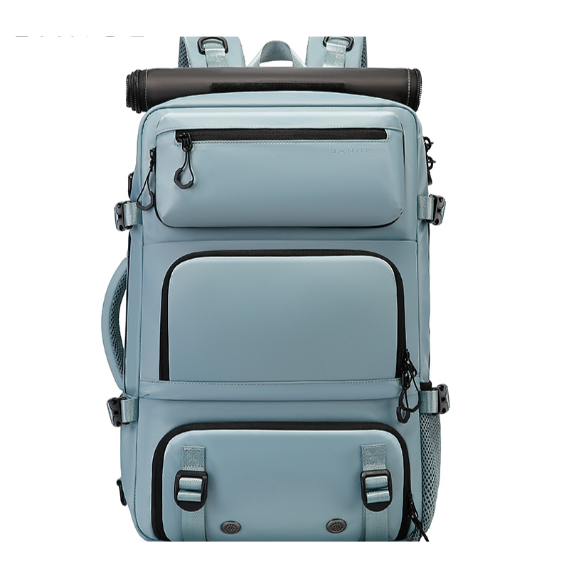 Unisex 30L Nylon Multifunction 3-Way Usage TSA Lock Detachable Shoes Compartment Travel Hiking Backpack