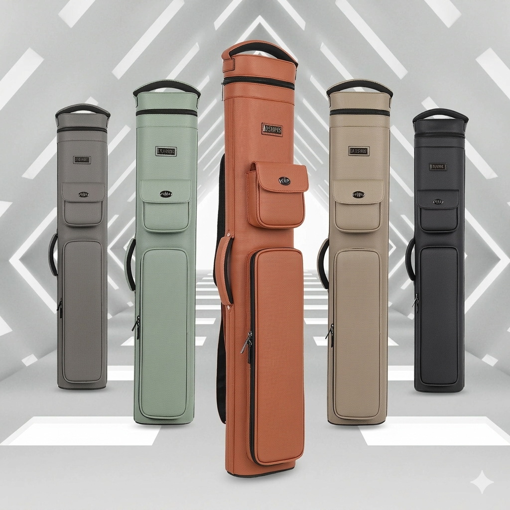 Waterproof Leather Hard Pool Cue Case