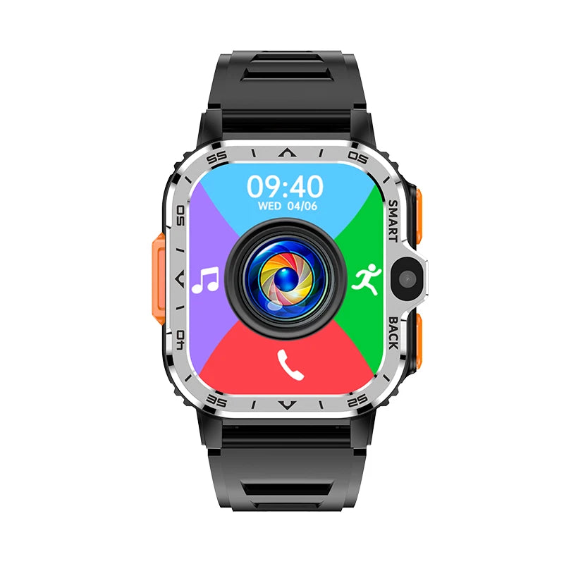 MCROONS 4G Android smartwatch feature view