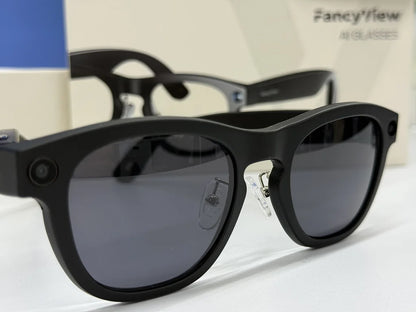 Smart camera sunglasses features