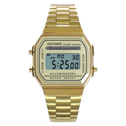 MCROONS men's digital watch display view