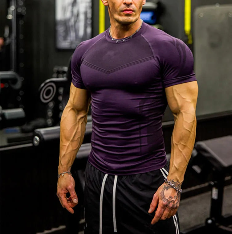 MCROONS men's gym T-shirt colour option