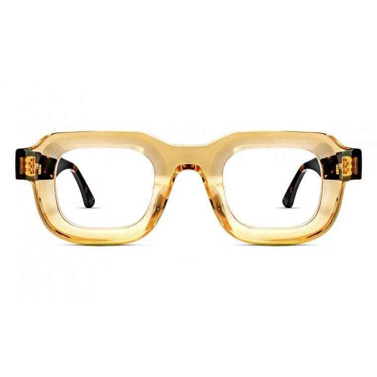 MCROONS Vintage Square Acetate Glasses — Full Rim, Unisex