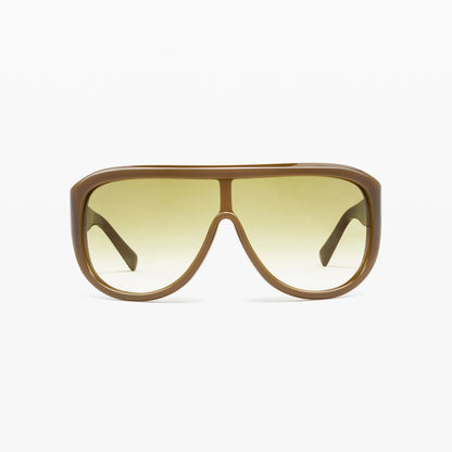 MCROONS retro polarized sunglasses brown green option