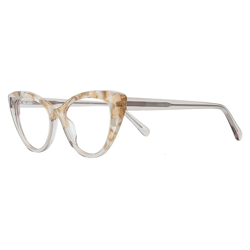 MCROONS Cat-Eye Glasses acetate glasses close-up