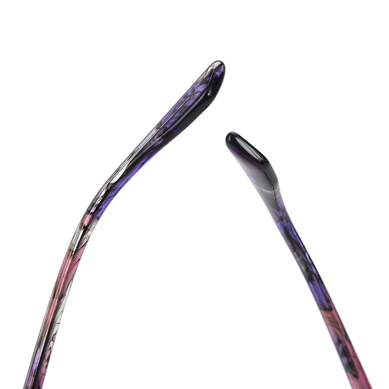 MCROONS Burgundy Cat-Eye Glasses optical frame photo
