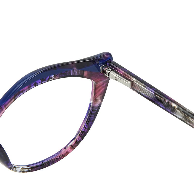 MCROONS Burgundy Cat-Eye Glasses acetate product photo