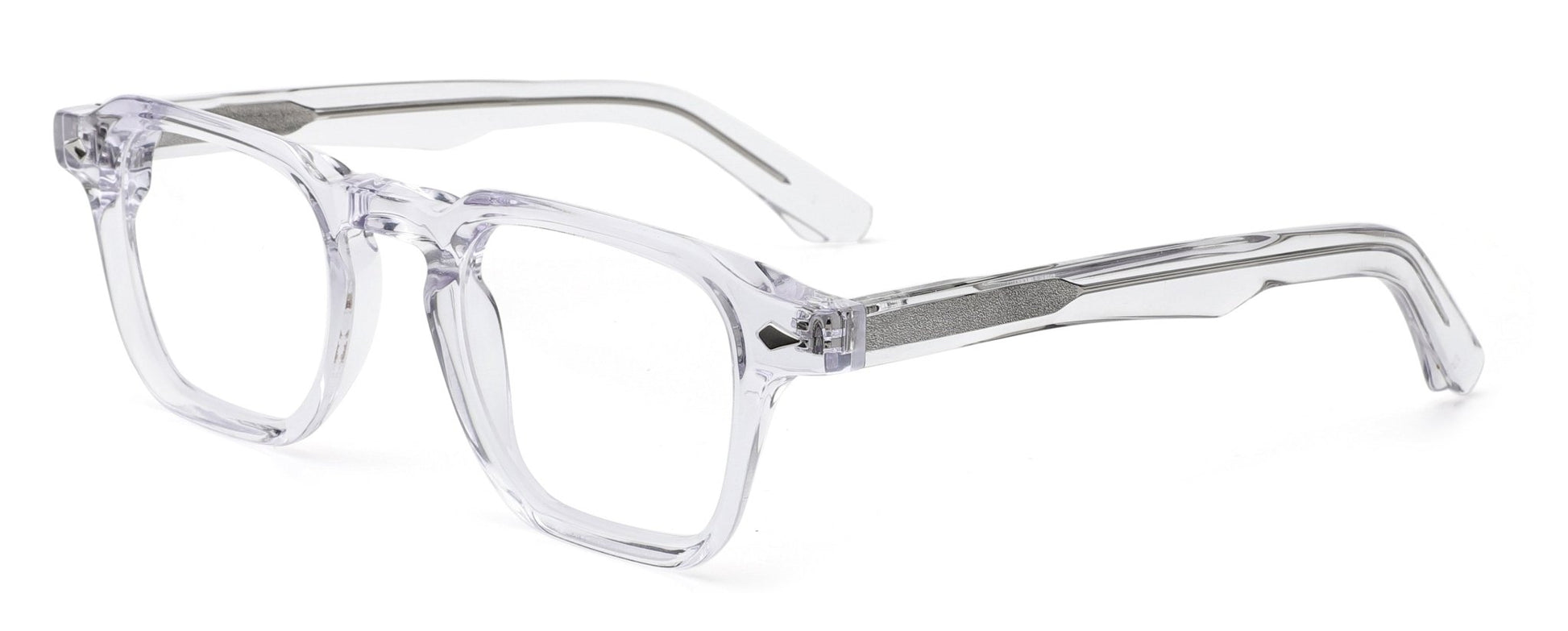 MCROONS Bold Square Glasses frame detail