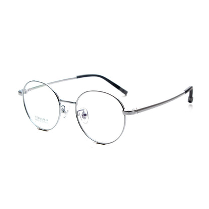 MCROONS Kids Rose Gold Round Glasses — Timeless Delicate Frames | Boys and Girls | Silver, Rose Gold, Pink and Cyan
